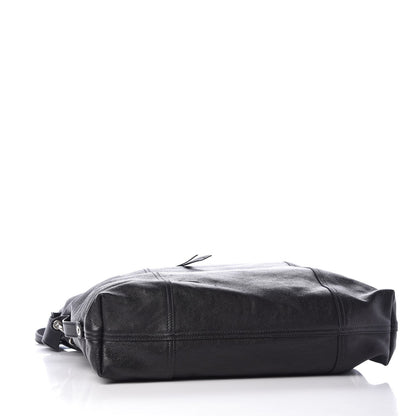 Prada Glace Calf Etiquette Hobo Black 4 of 9