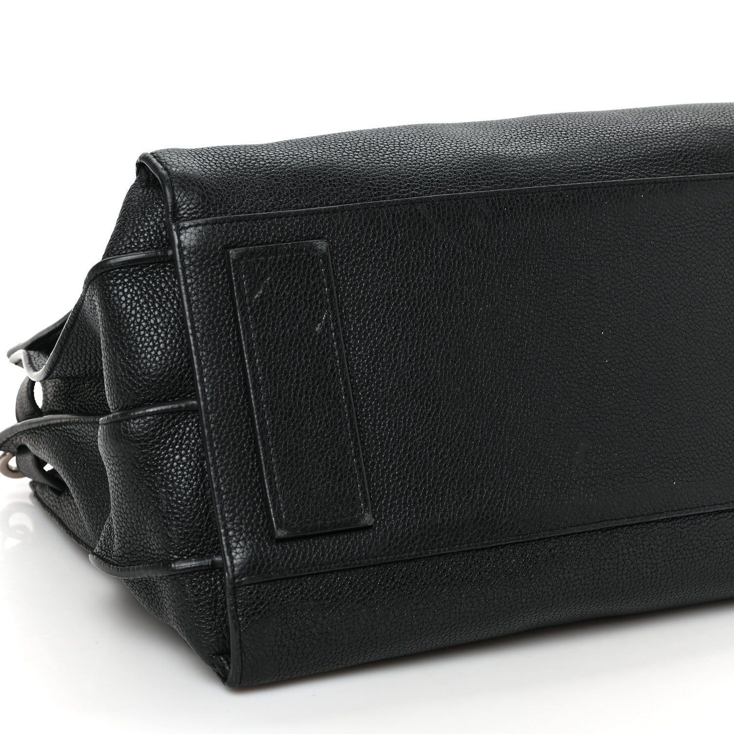 Saint Laurent Grained Calfskin Medium Souple Sac De Jour Black 6 of 8