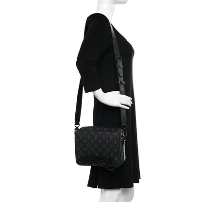 Louis Vuitton Monogram Eclipse Steamer Messenger 2 of 11