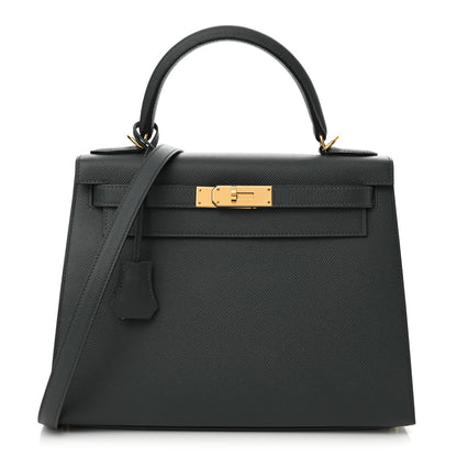 Hermes Epsom Kelly Sellier 28 Bleu Orage 1 of 11