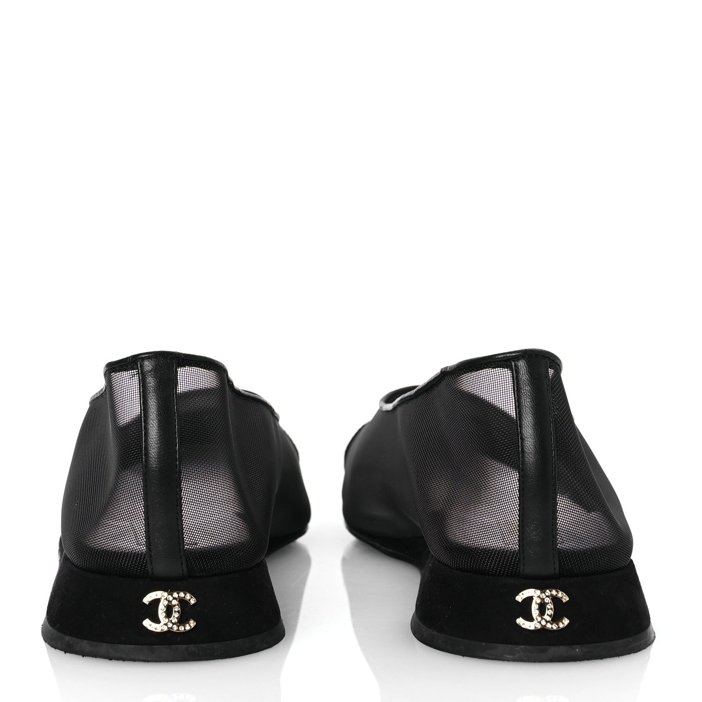 Mesh CC Ballerina Flats 41 Black