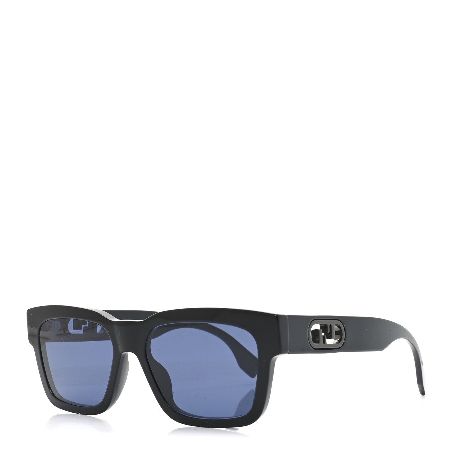 Fendi Acetate O'Lock Square Sunglasses FE40107I Black 1 of 7