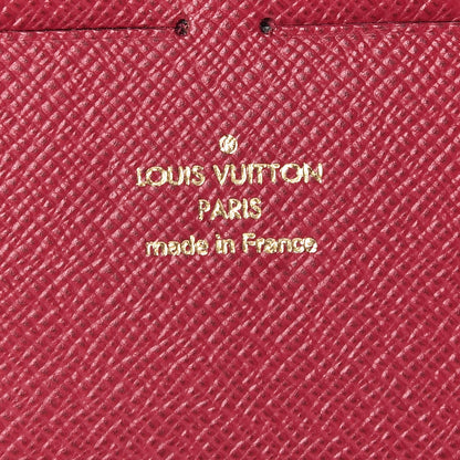 Louis Vuitton Calfskin Felicie Card Holder Insert Fuchsia 6 of 7