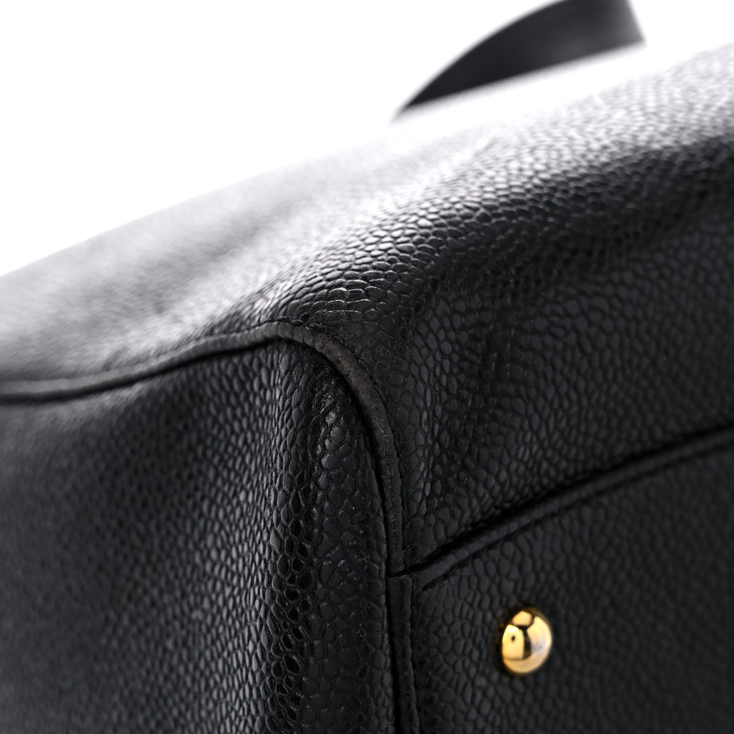 Chanel Caviar Large CC Shoulder Bag Black 7 of 18