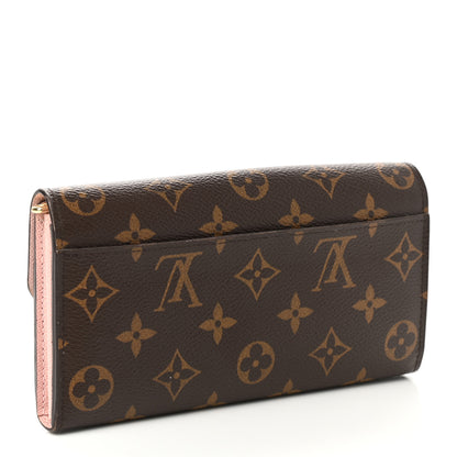 Louis Vuitton Monogram Sarah Wallet NM Rose Ballerine 3 of 6