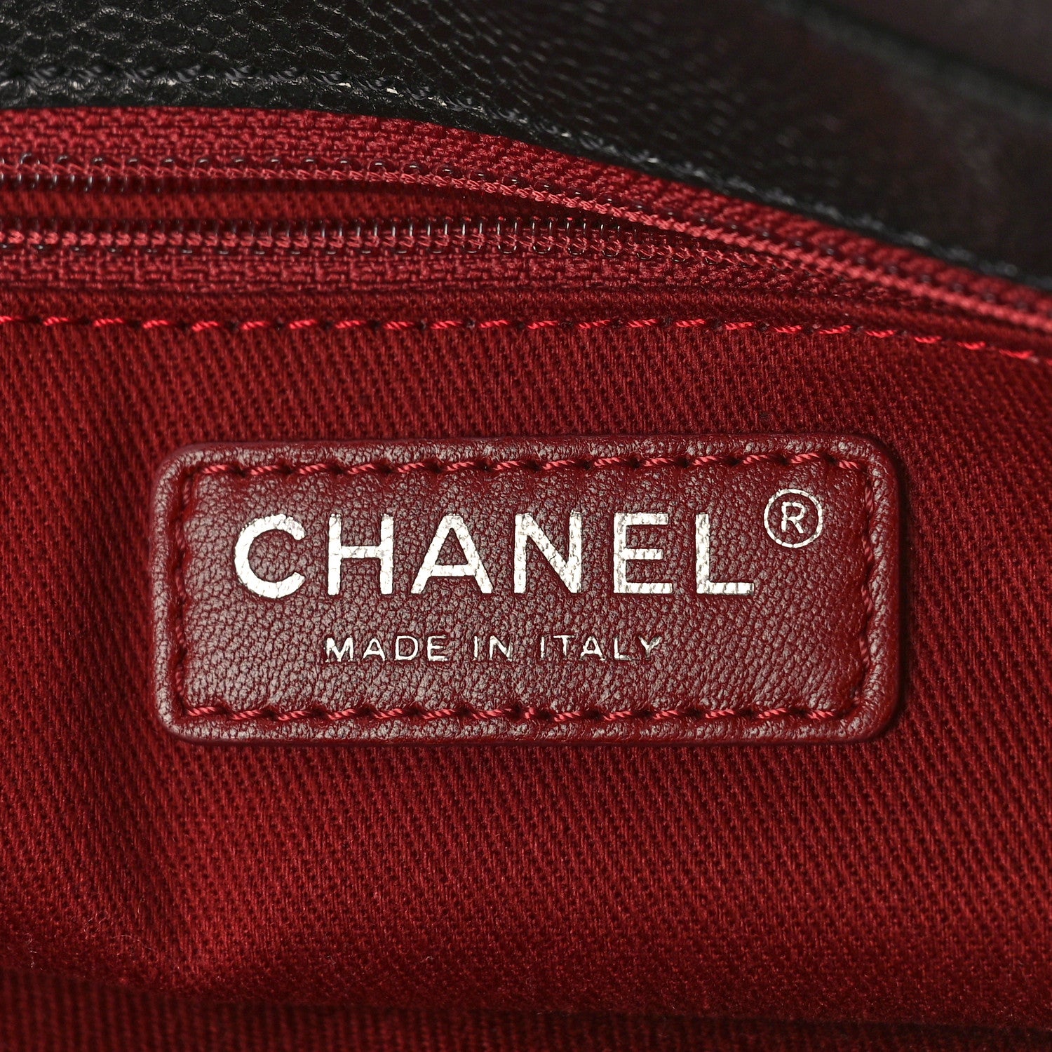 Chanel Caviar CC Timeless Shoulder Bag Black 7 of 10