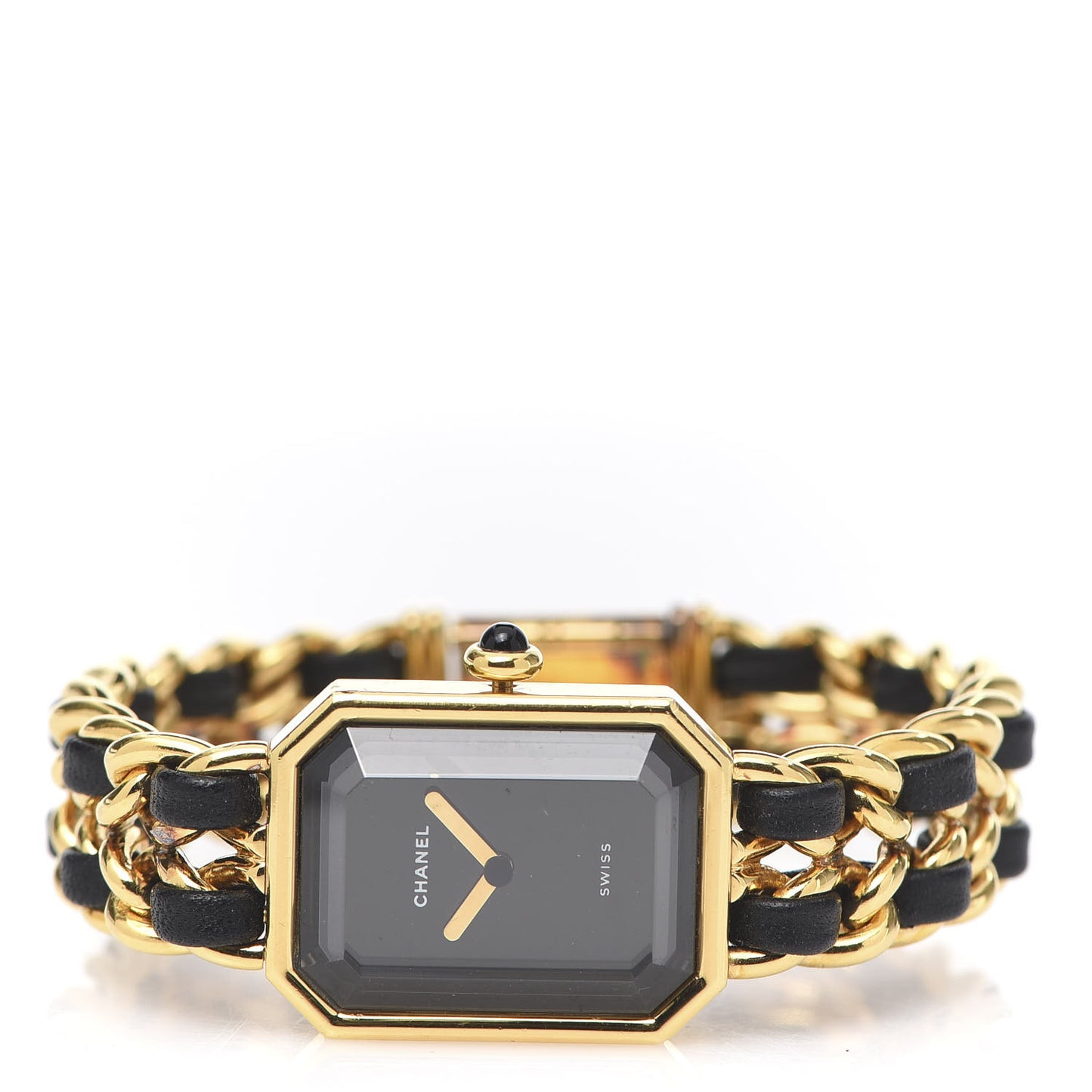 Stainless Steel Lambskin 20mm Chain Premiere Quartz Watch Gold M