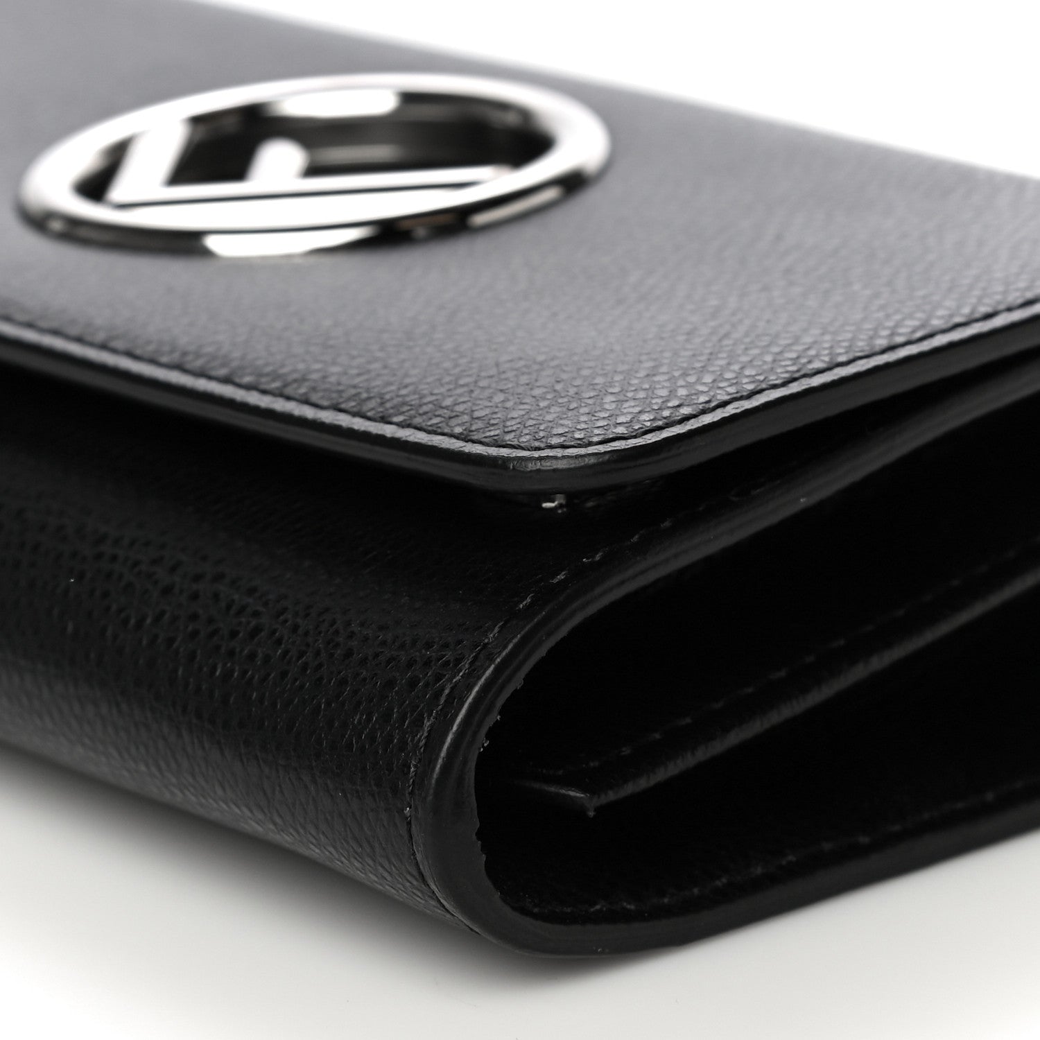 Fendi Vitello Cruise F is Fendi Wallet on Chain Black 10 of 11