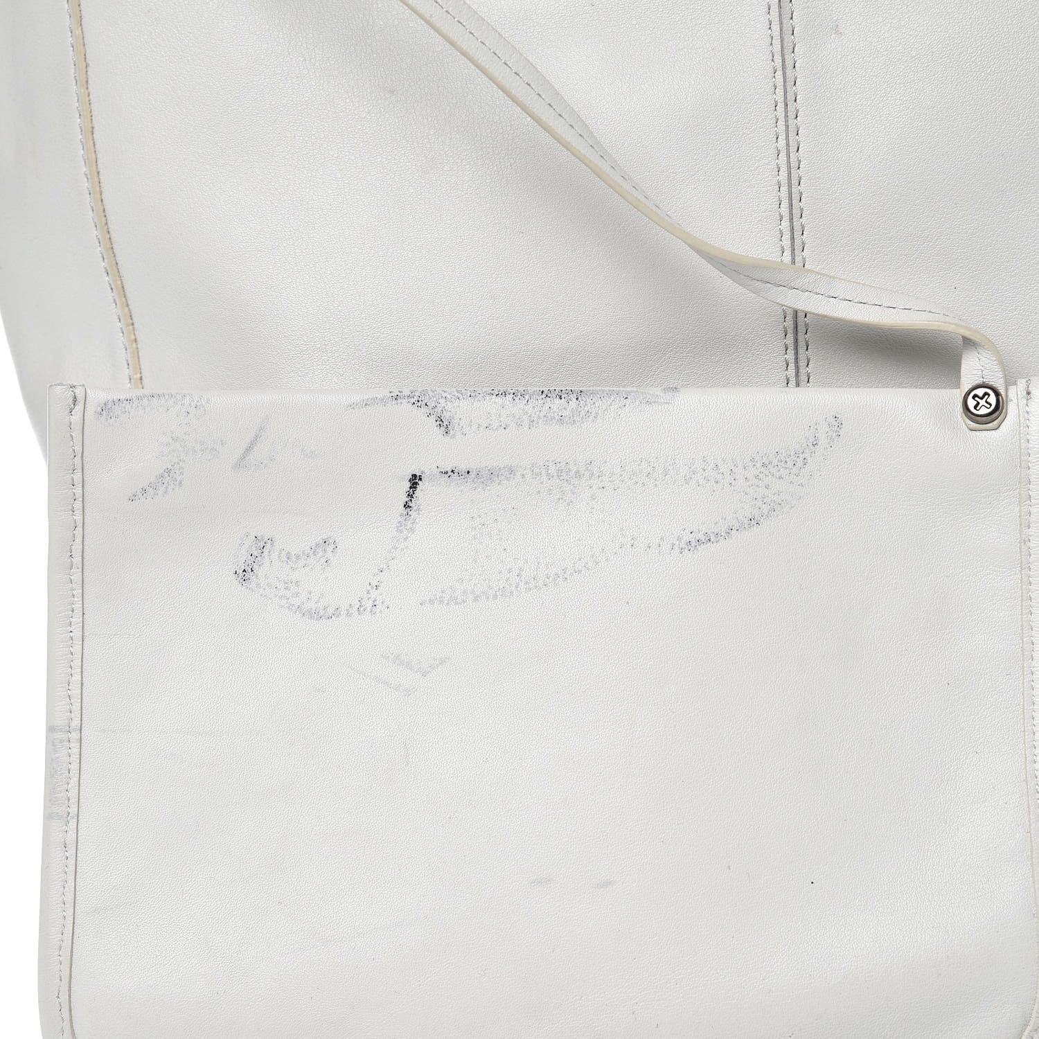 Alexander Wang Pebbled Calfskin Prisma Skeletal Tote White 23 of 25