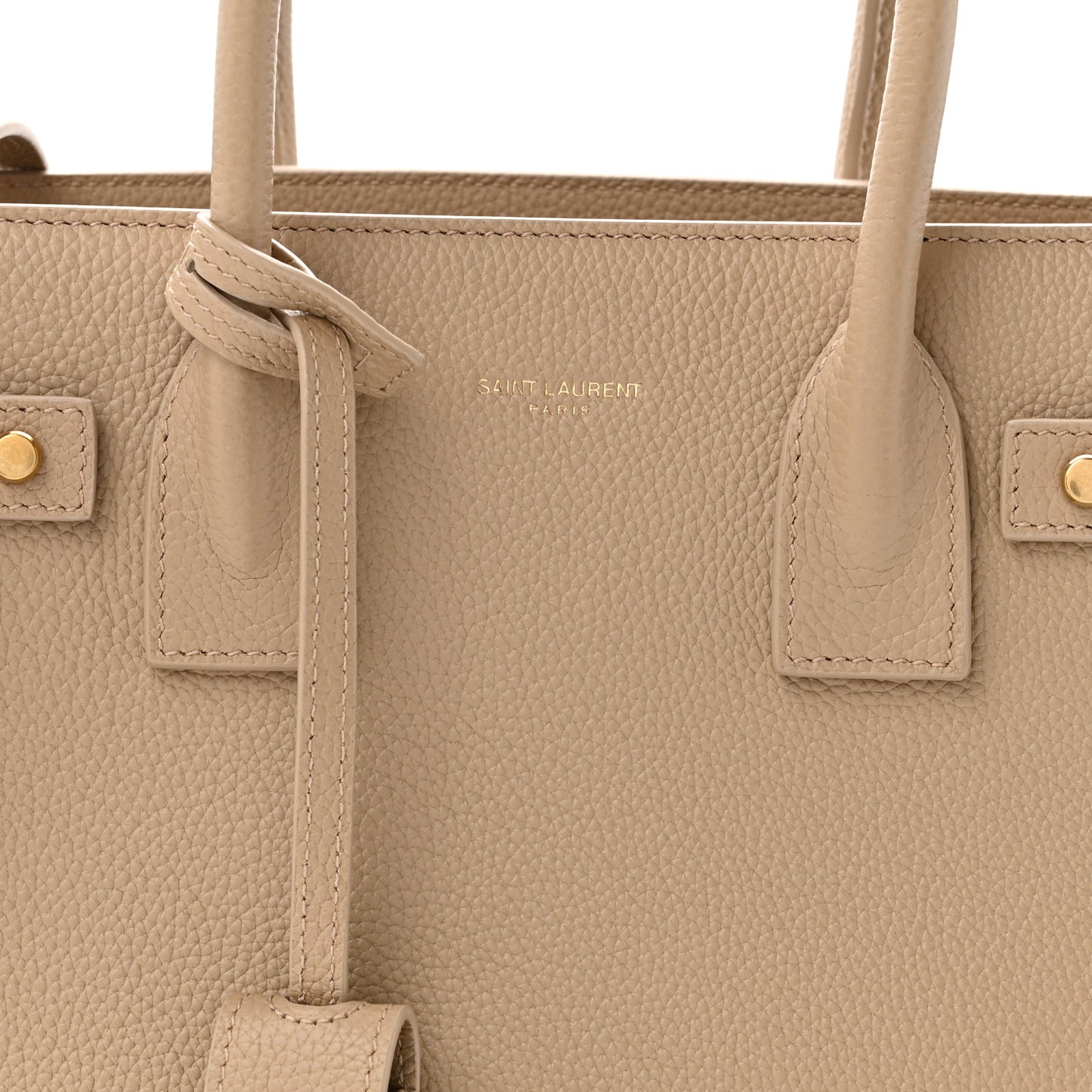 Grained Calfskin Baby Sac De Jour Souple Dark Beige