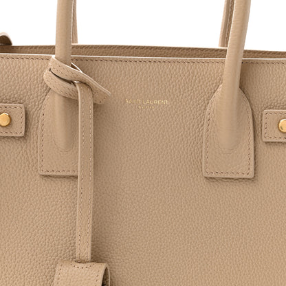 Saint Laurent Grained Calfskin Baby Sac De Jour Souple Dark Beige 8 of 11