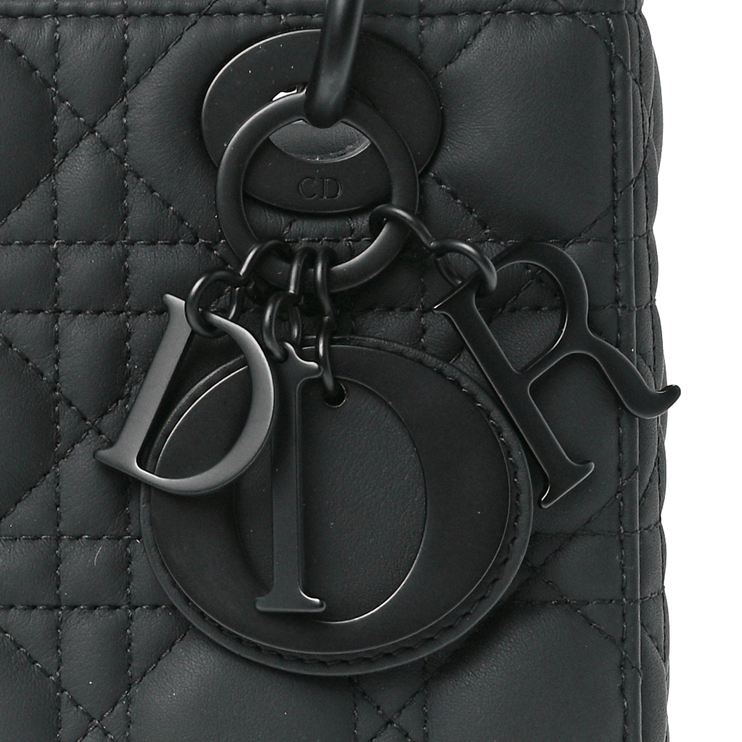 Christian Dior Ultra Matte Calfskin Cannage Small My ABCDior Lady Dior Black 8 of 11