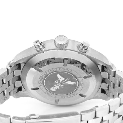 IWC Stainless Steel 40mm Pilot "Le Petit Prince" Chronograph Automatic Watch Blue IW377717 4 of 5