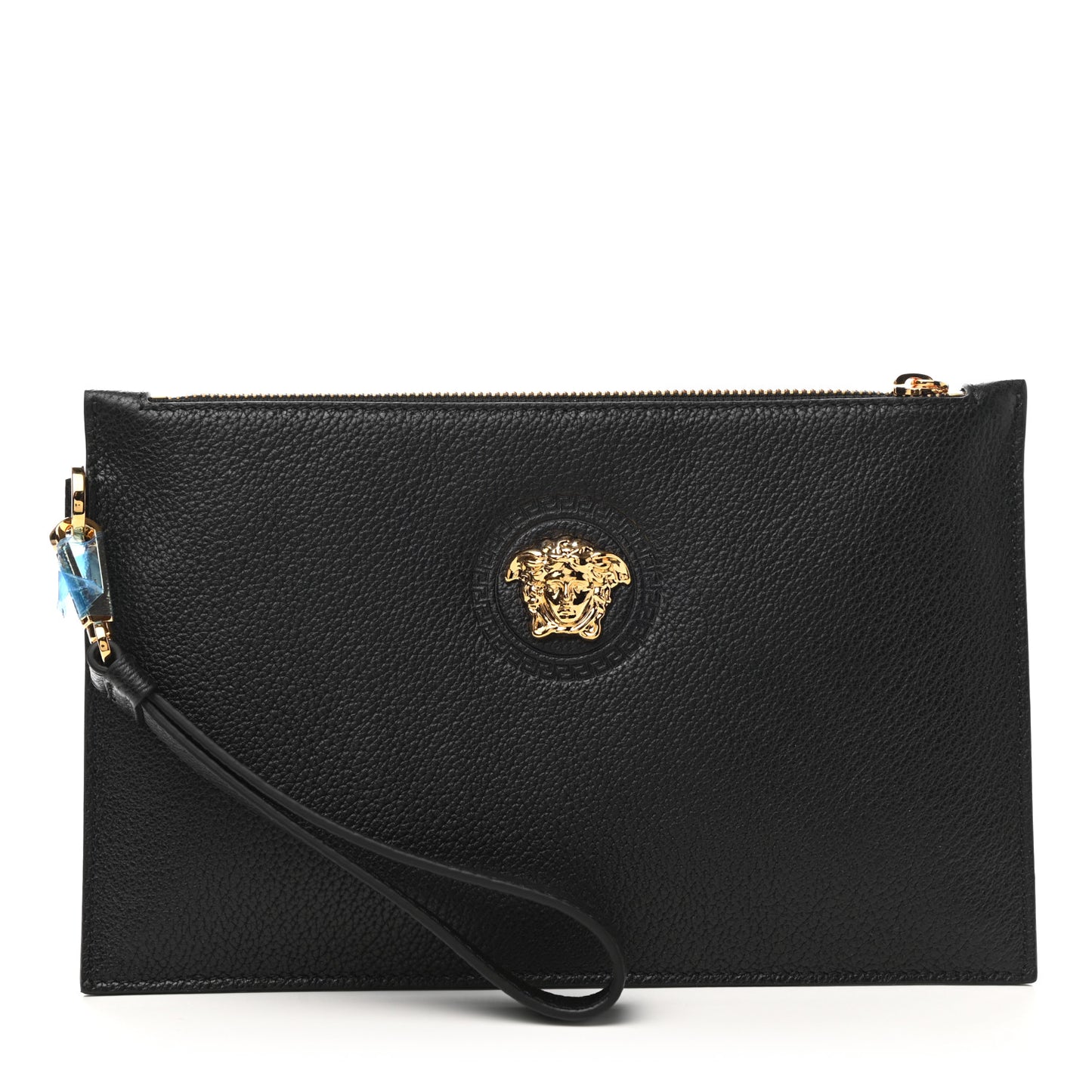 Grained Calfskin La Medusa Pouch Black
