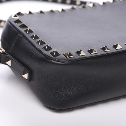 Valentino Garavani Calfskin Rockstud Camera Crossbody Bag Black 6 of 7