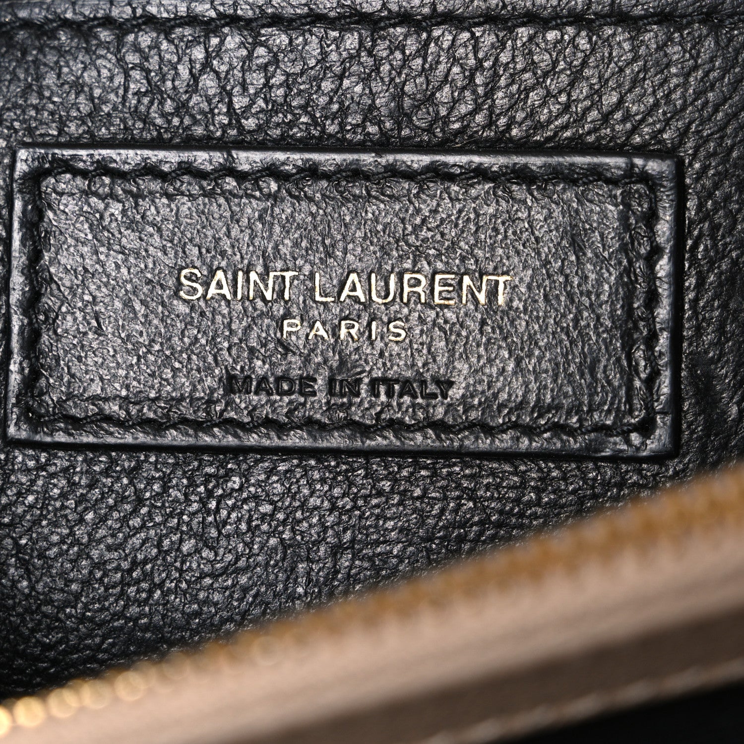 Saint Laurent Sheepskin Matelasse Chevron Monogram Medium College Bag Dark Beige 6 of 11