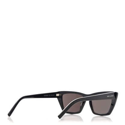 Saint Laurent Acetate Mica Cat Eye Sunglasses SL 276 Black 4 of 8