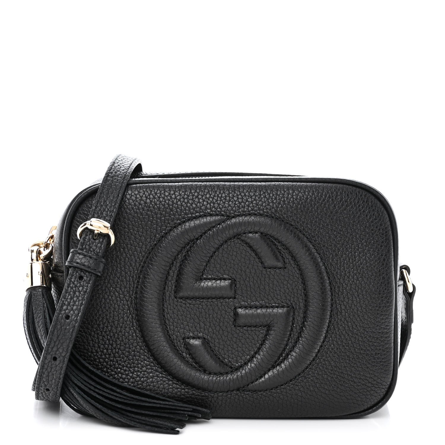 Gucci Pebbled Calfskin Small Soho Disco Bag Black 1 of 10