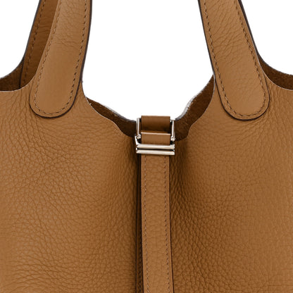 Hermes Taurillon Clemence Picotin Lock 18 PM Biscuit 8 of 12