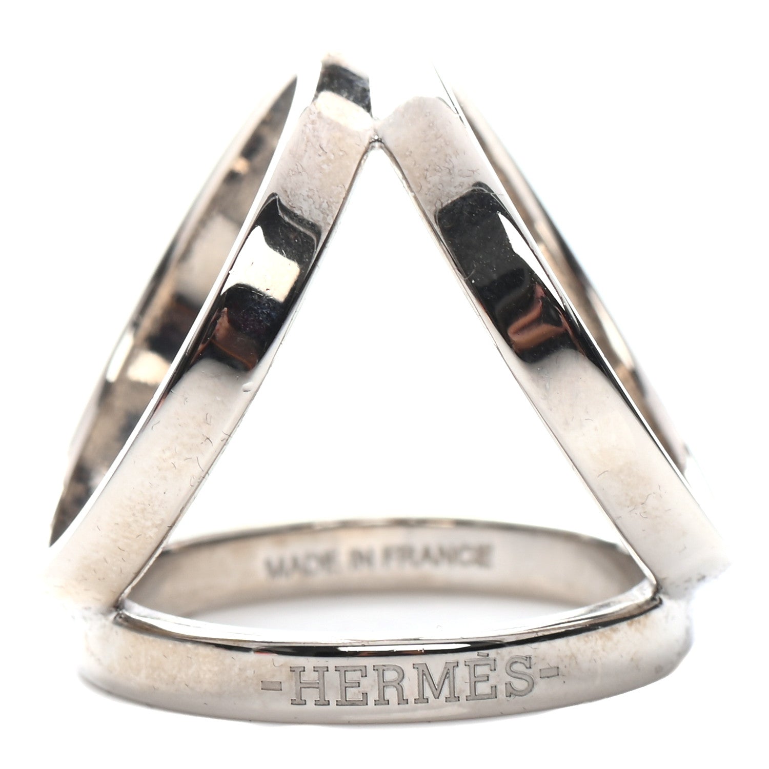 Hermes Palladium Trio Scarf Ring 1 of 3