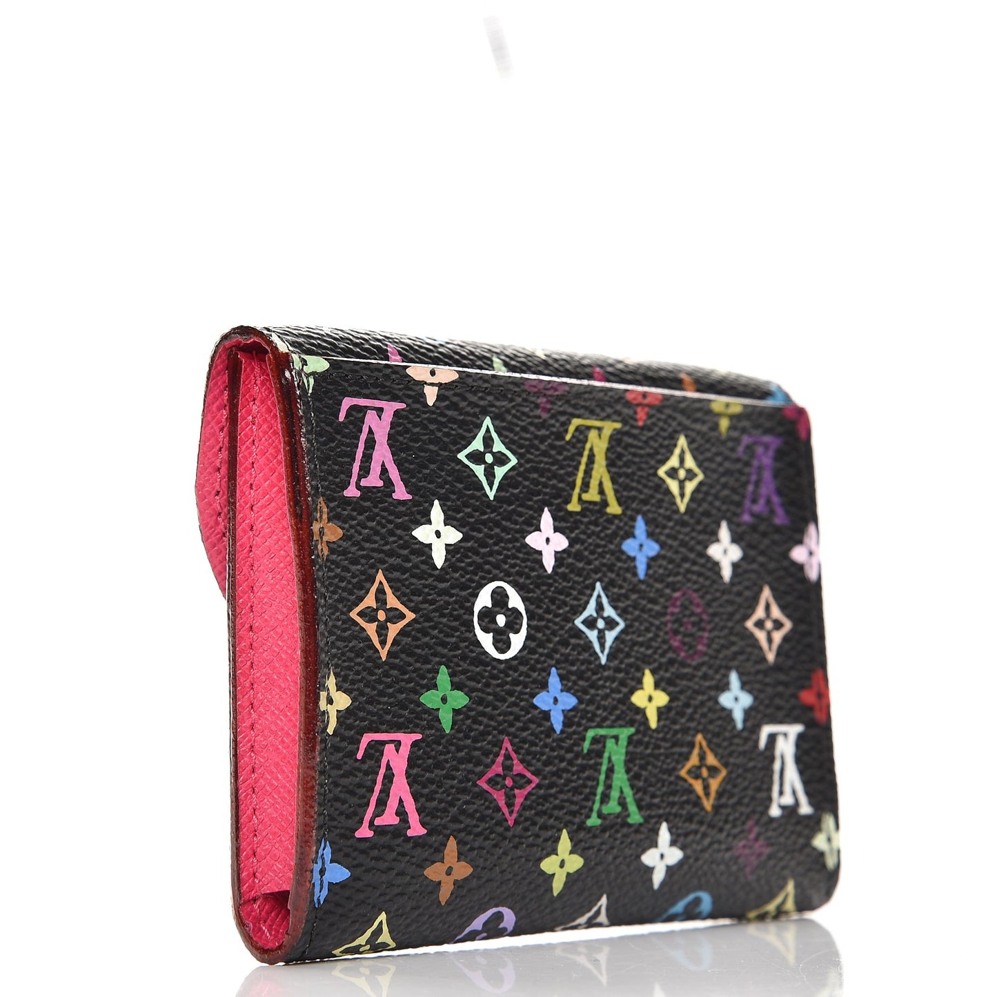 Monogram Multicolor Business Card Holder Black Grenade