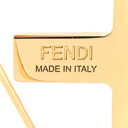 Fendi Baguette Metal Fendi First Brooch Gold 4 of 5