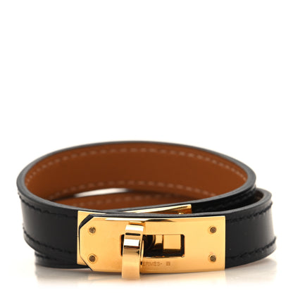 Hermes Box Kelly Double Tour Bracelet T2 Black 1 of 7