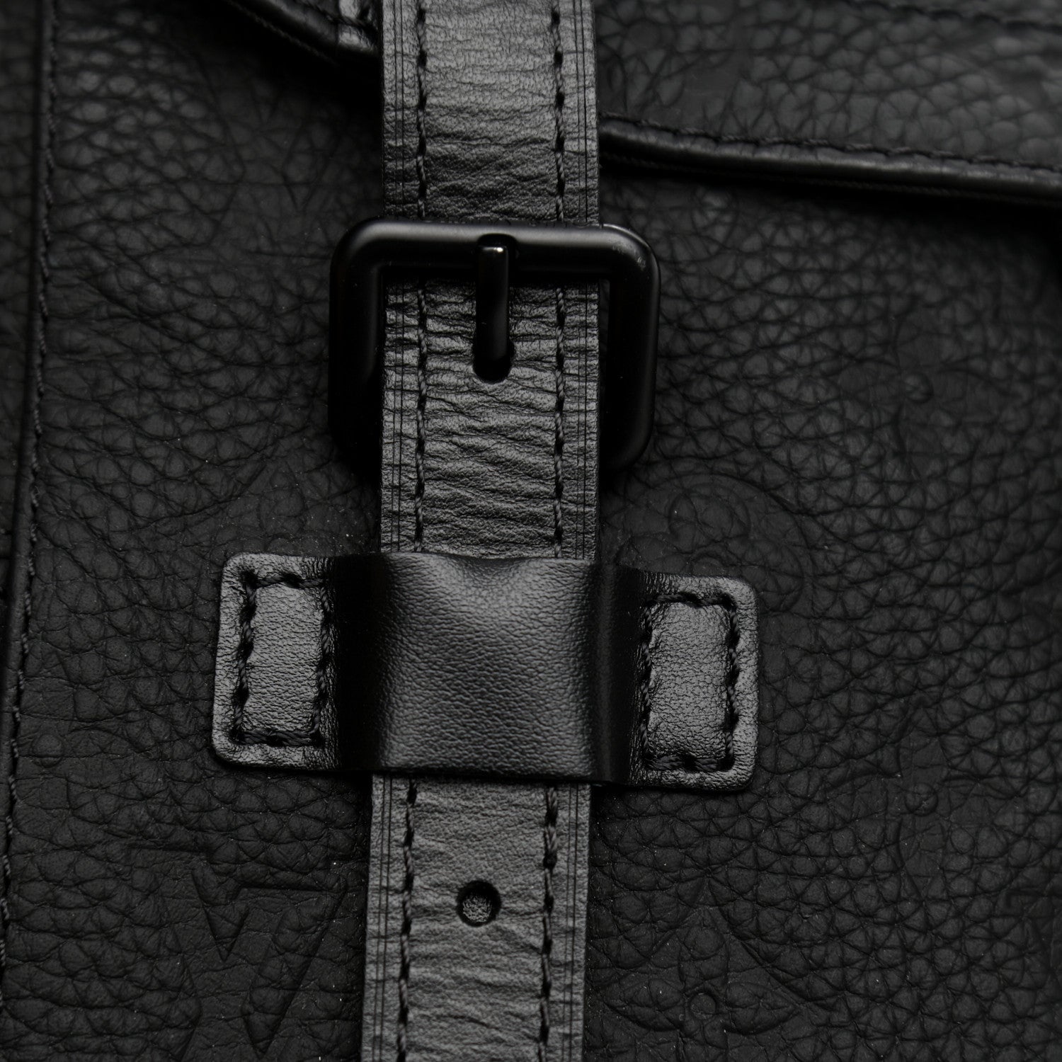 Louis Vuitton Taurillon Monogram Christopher MM Backpack Black 10 of 11