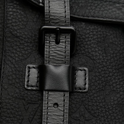 Louis Vuitton Taurillon Monogram Christopher MM Backpack Black 10 of 11
