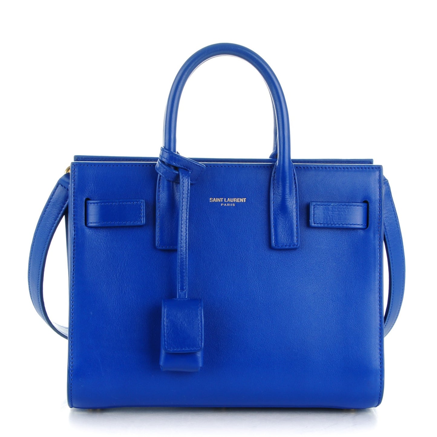 Calfskin Nano Sac De Jour Royal Blue