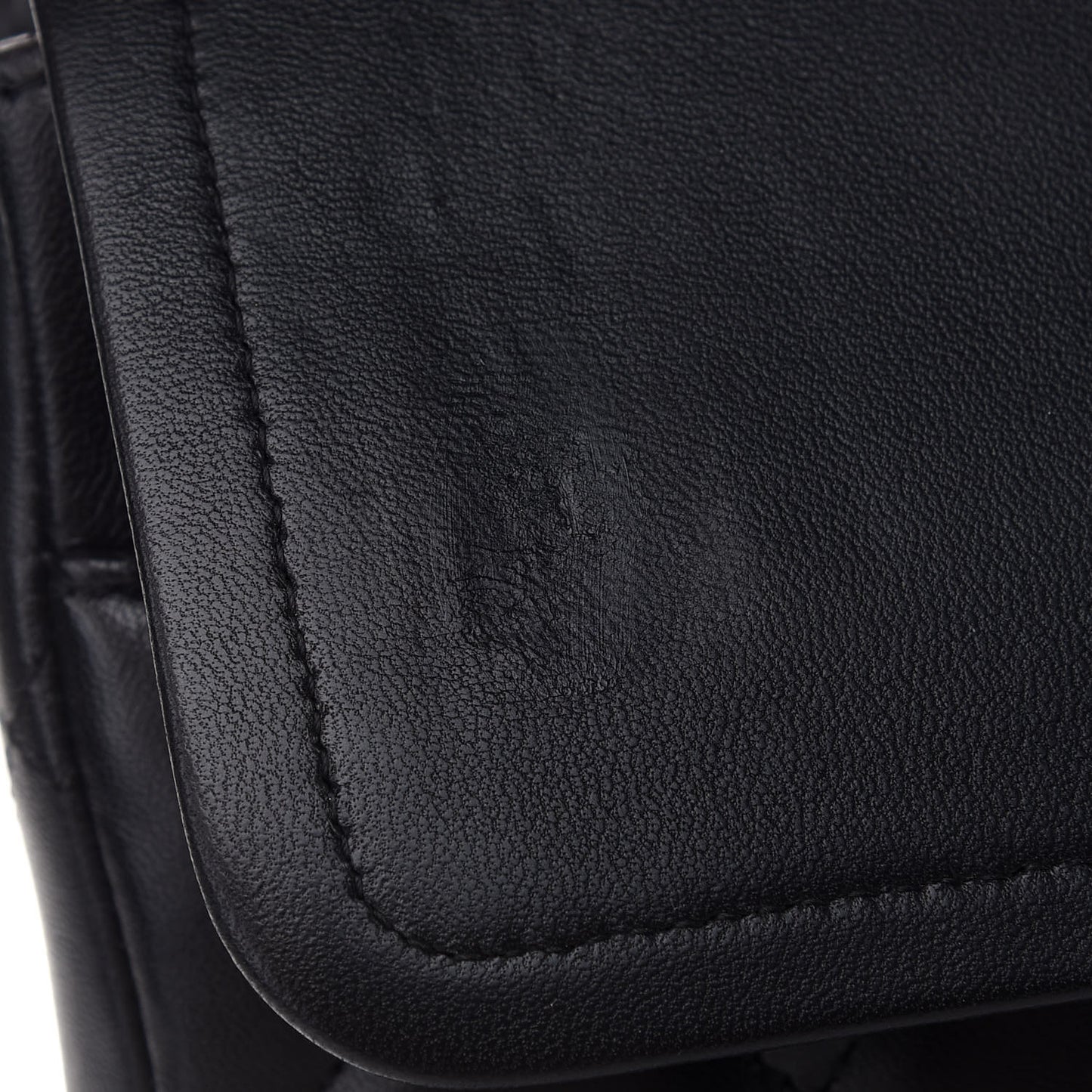 Lambskin Quilted Maxi Double Flap Black