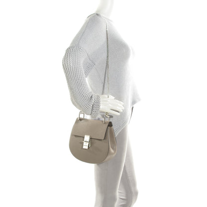 Chloe Grained Lambskin Drew Shoulder Bag Motty Grey 2 of 7