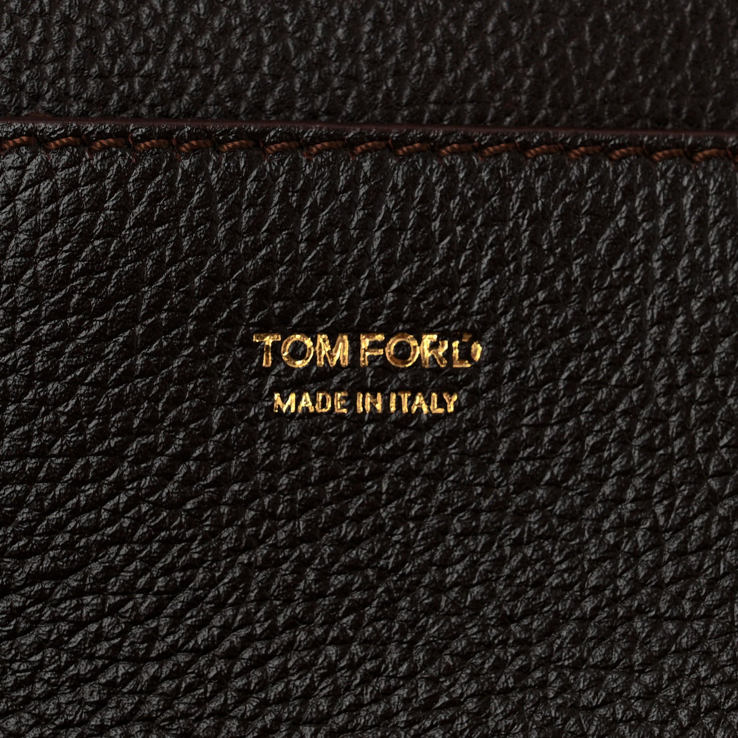 Tom Ford Grained Calfskin Medium Jennifer Crossbody Bag Brown 6 of 11