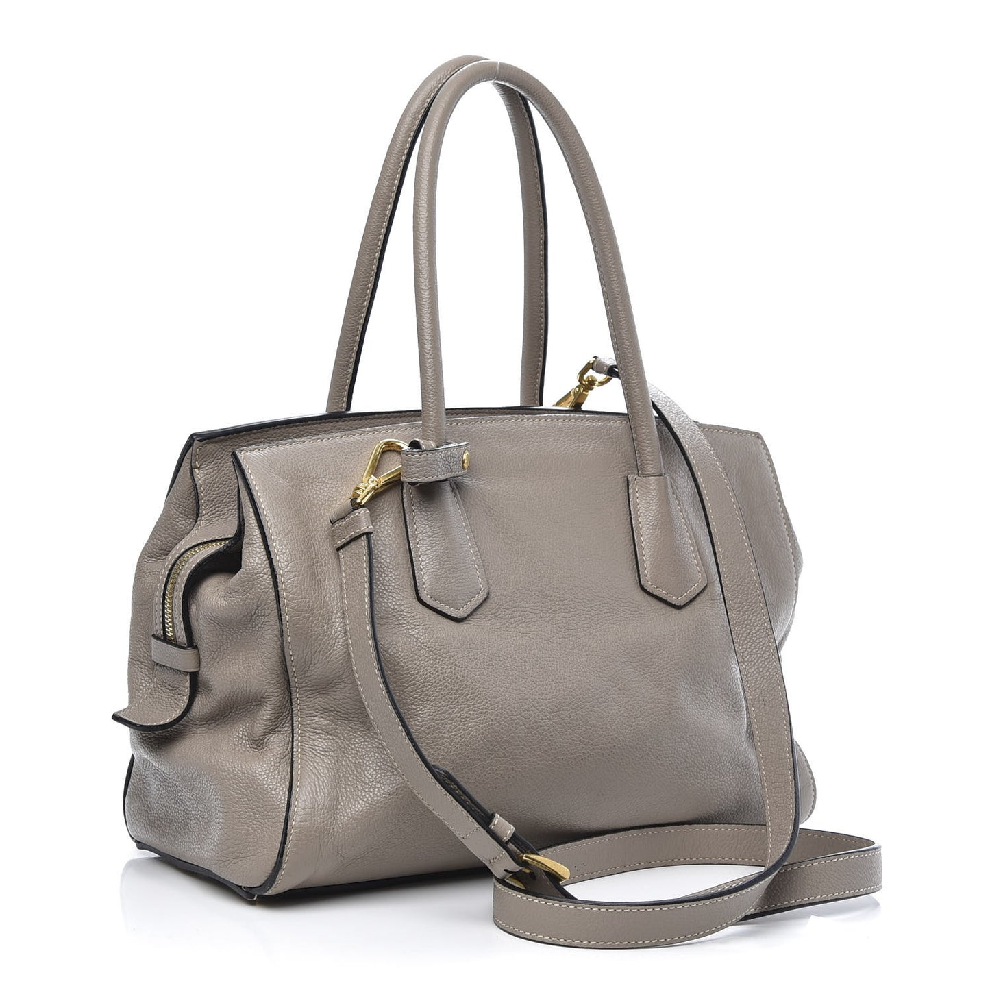Vitello Daino Two-Way Tote Argilla