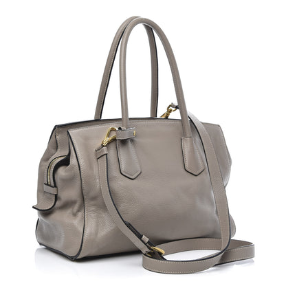 Prada Vitello Daino Two-Way Tote Argilla 3 of 13