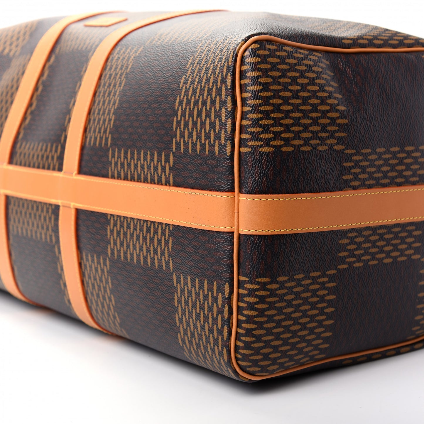 X NIGO Giant Damier Ebene Monogram Keepall Bandouliere 50