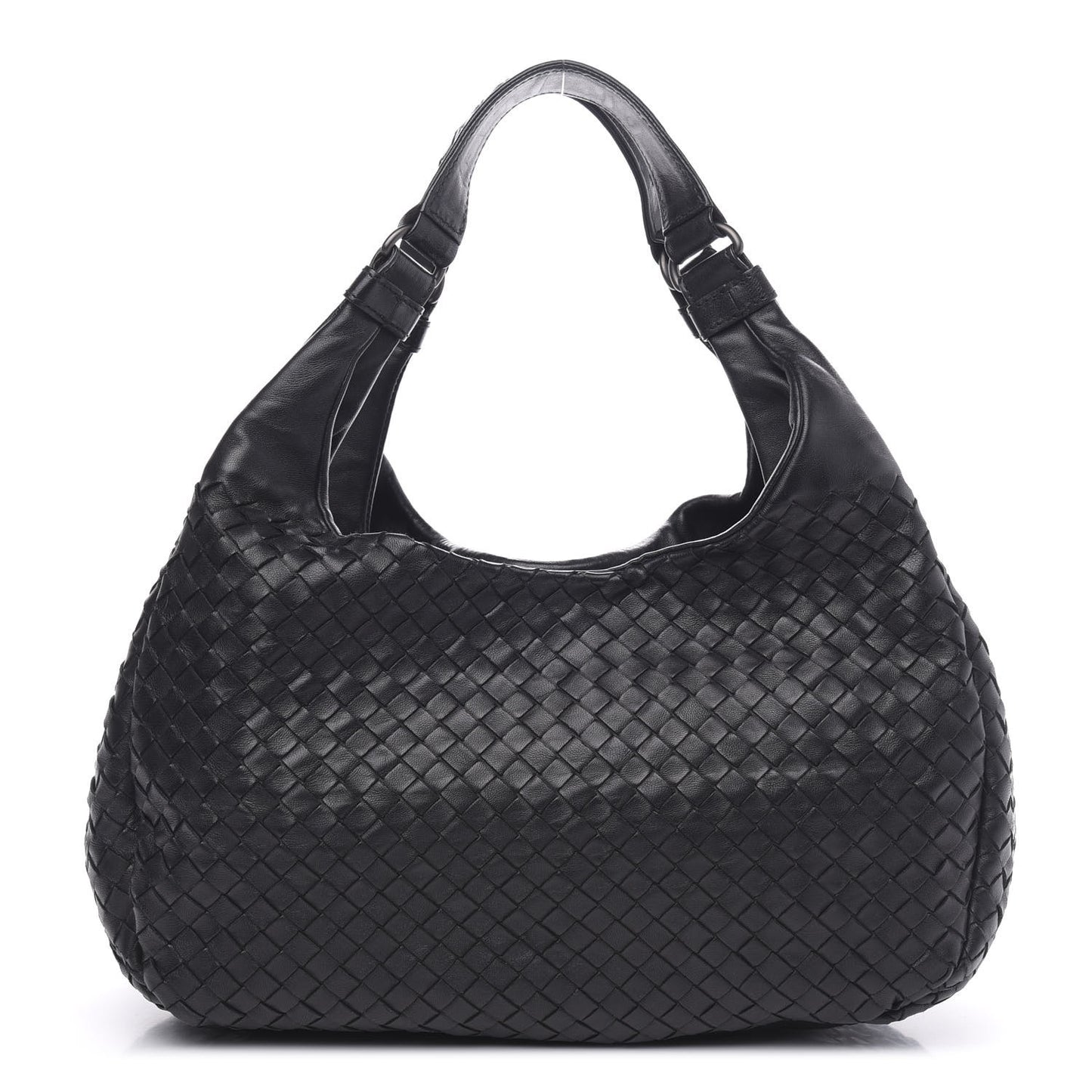 Nappa Intrecciato Medium Campana Black