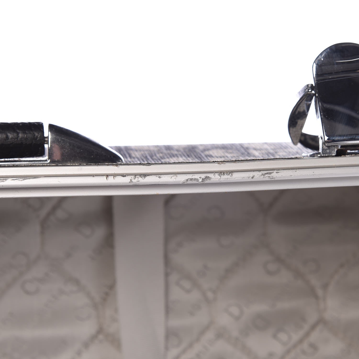 Christian Dior Monogram Jr Pullman 24 Luggage Suitcase Black 12 of 14