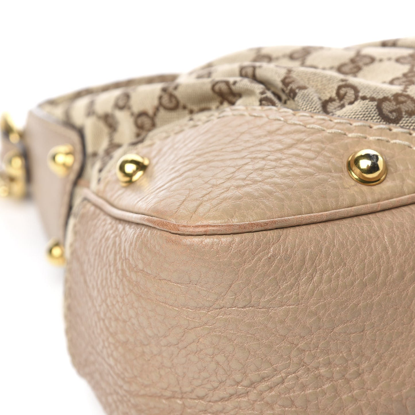 Monogram Medium Jockey Hobo Beige