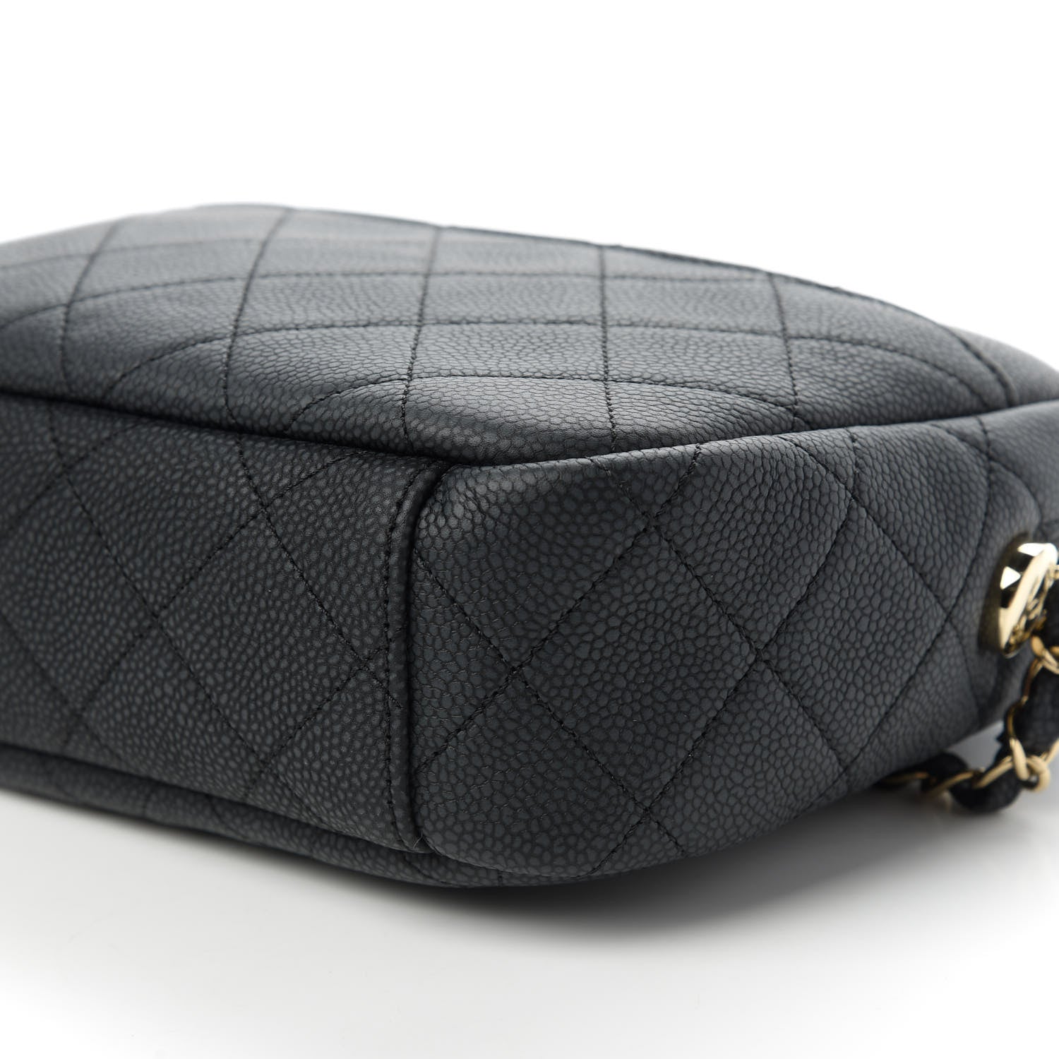 Chanel Iridescent Caviar Quilted Small Coco Tassel Camera Case Black 7 of 11