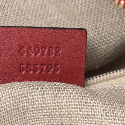 Gucci Soft Microguccissima Margaux Shoulder Bag Red 7 of 12
