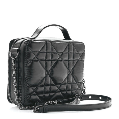 Christian Dior Calfskin Macrocannage Caro Box Bag Black 3 of 11