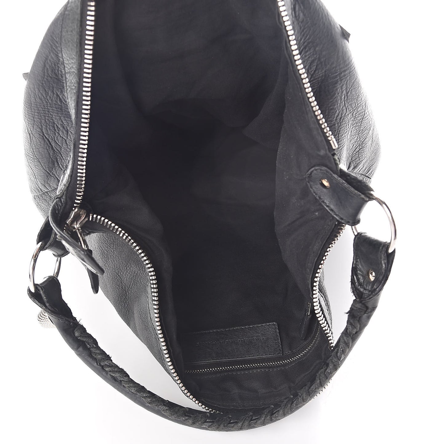 Chevre Giant 21 Silver Hardware Day Hobo Black