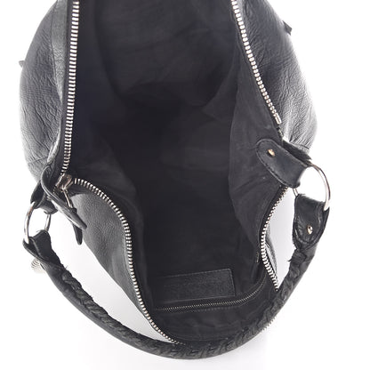 Balenciaga Chevre Giant 21 Silver Hardware Day Hobo Black 5 of 10