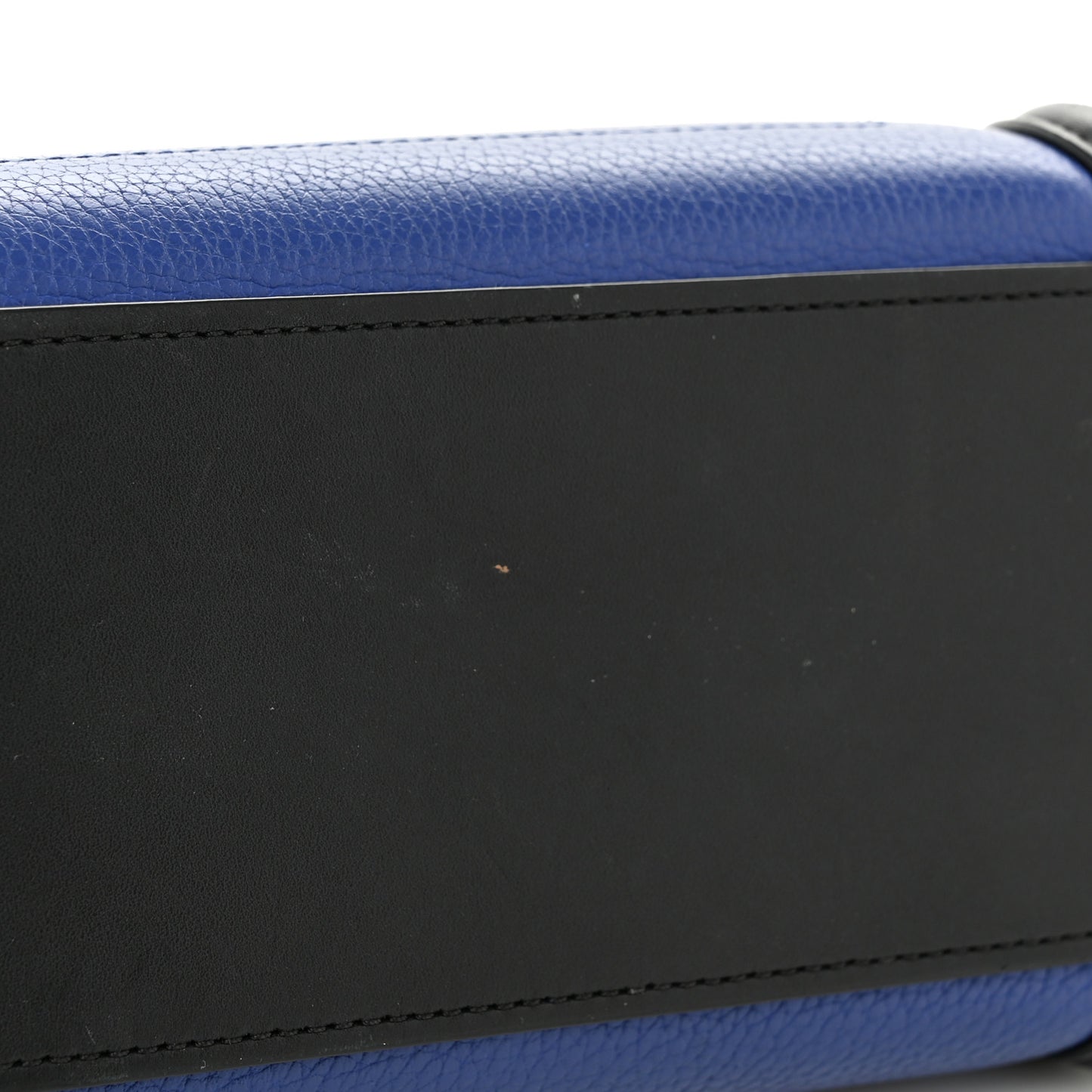 Smooth Drummed Calfskin Nano Tri-Color Luggage Indigo