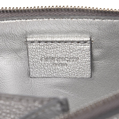 Givenchy Metallic Grained Goatskin Antigona Crossbody Silver 6 of 11