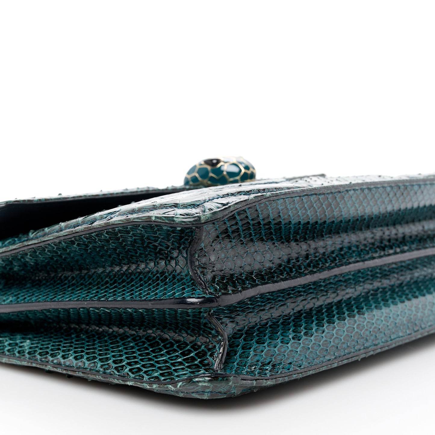 Snakeskin Serpenti Forever Shoulder Bag Green