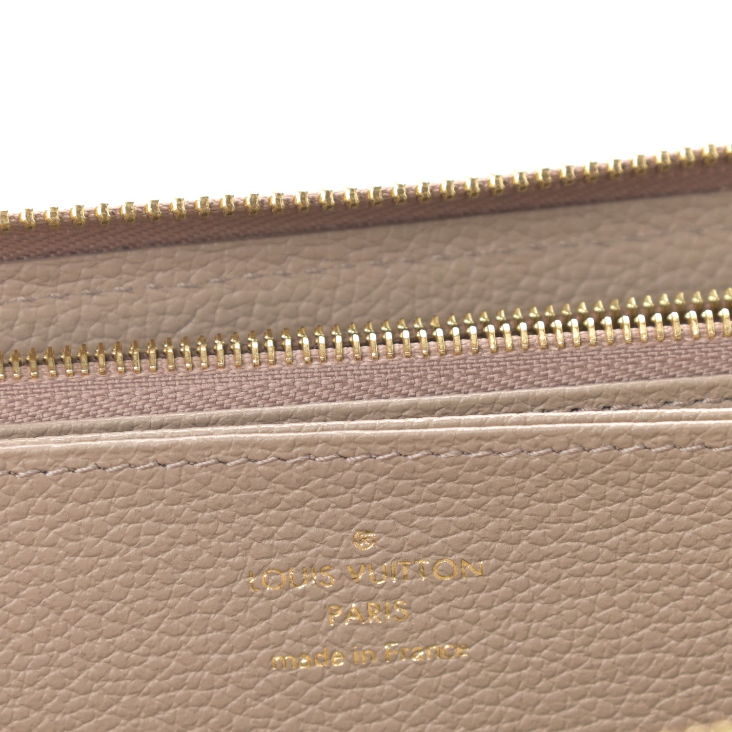 Louis Vuitton Empreinte Monogram Giant Zippy Wallet Tourterelle Creme 6 of 8