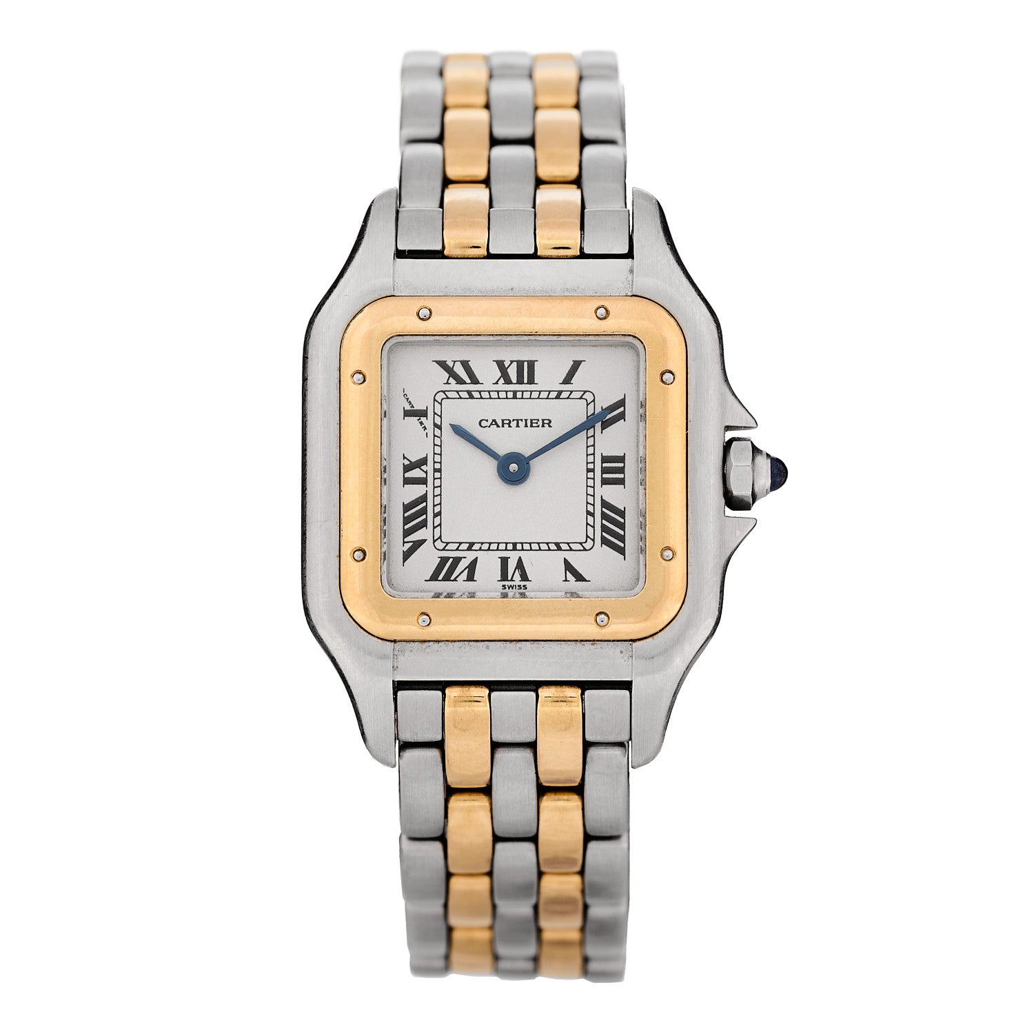 Cartier Stainless Steel 18K Yellow Gold 22mm Panthere Quartz Watch 1 of 4