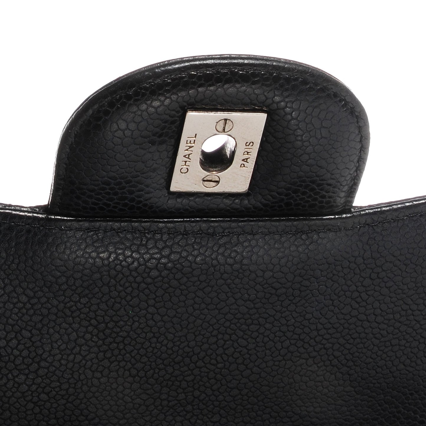 Caviar Maxi Single Flap Black